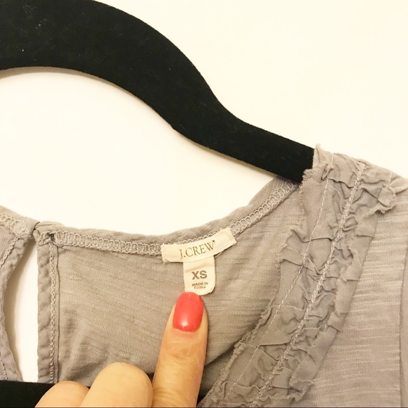 J crew ruffle tank top - Picture 2 of 7